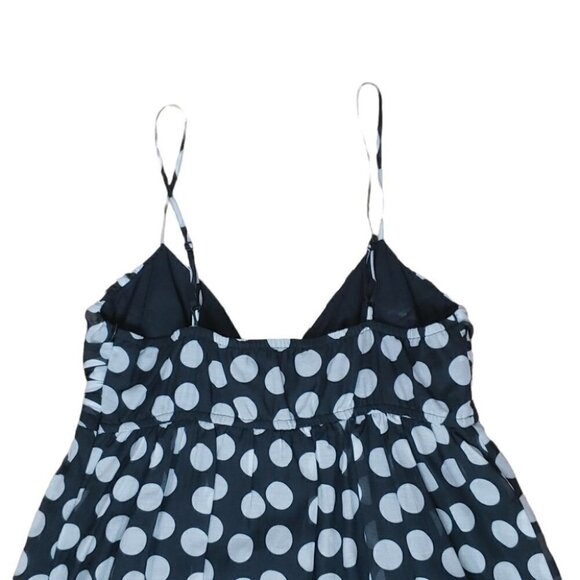 ROBERT RODRIGUEZ Silk lace polka dot empire waist flowy midi dress - Picture 14 of 16